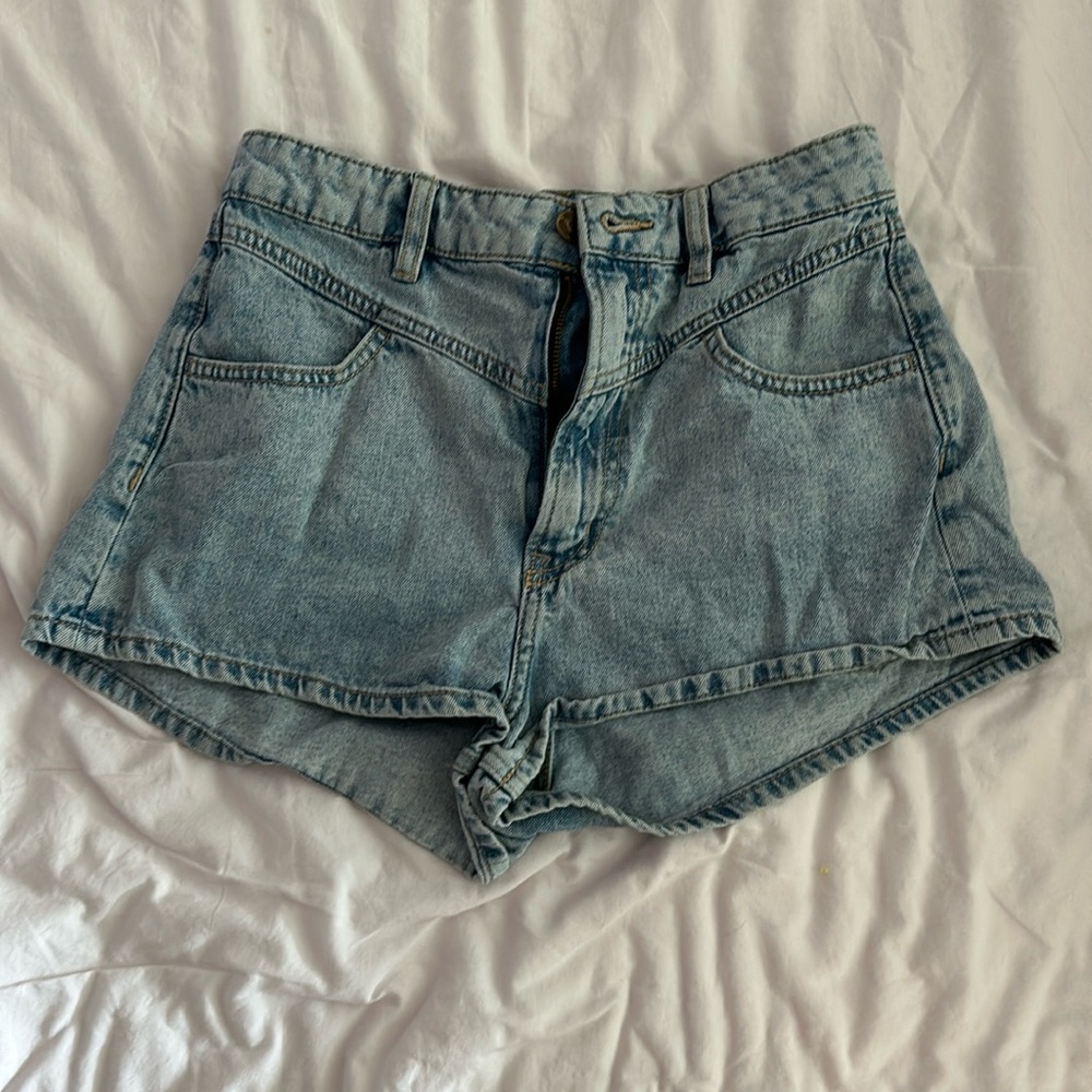 High Waisted Jean Shorts